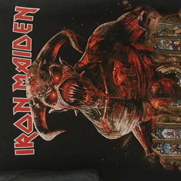 Iron Maiden Legacy Of The Beast World Tour 2019 Official Concert Tee Black M - Picture 3 of 9